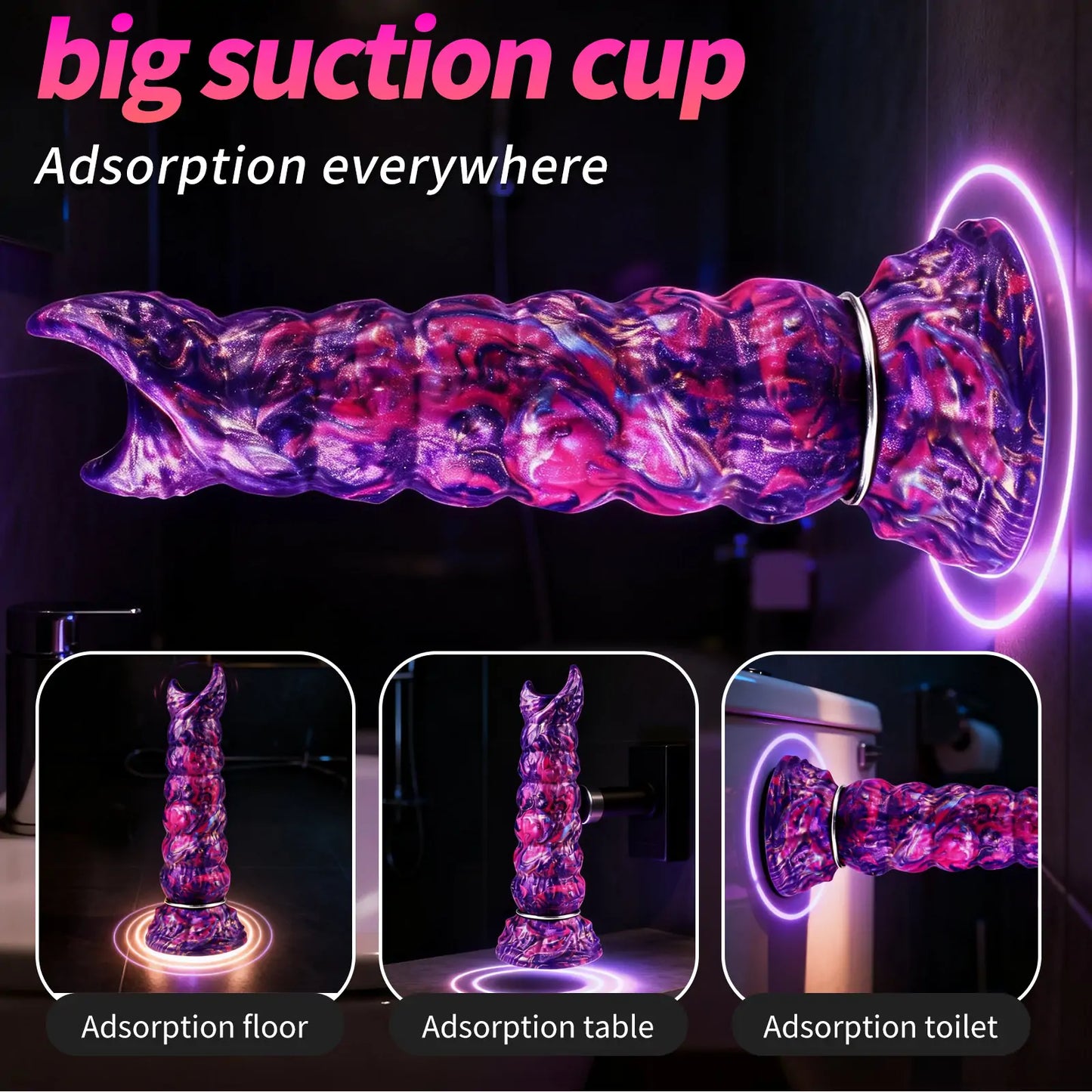 Cosmic Monster Fantasy Ovipositor Dildo 8.2 Inches