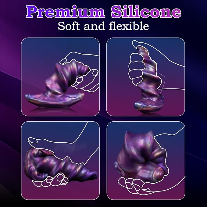 Cosmic Spiral Silicone Butt Plug