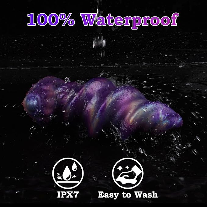 Cosmic Spiral Silicone Butt Plug