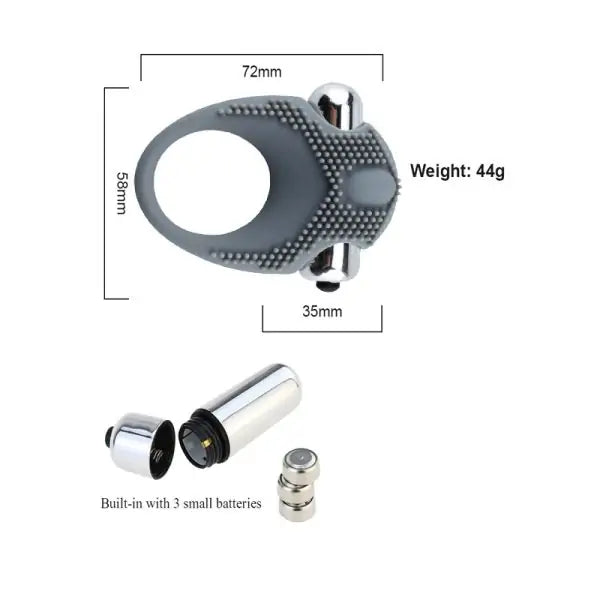 Couples’ Favorite - Dual Motor Vibrating Grinder Ring