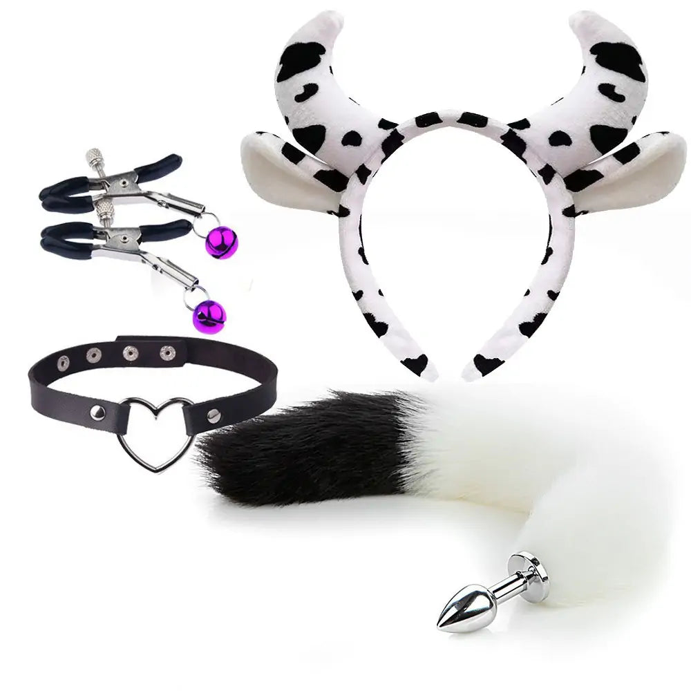 Cow Butt Plug BDSM Roleplay Set anesidora Cow Butt Plug BDSM Roleplay Set anesidora