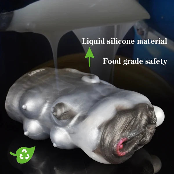 Cow Realistic Animal Vagina Dual Tunnel