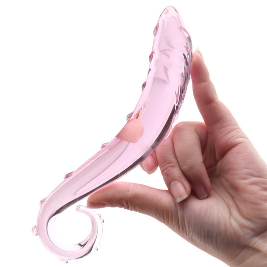 Crystal Curved G-Spot Dildo Stick