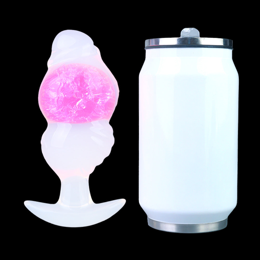 Crystal Glow Anal Beads Plug – 5.6 Inches