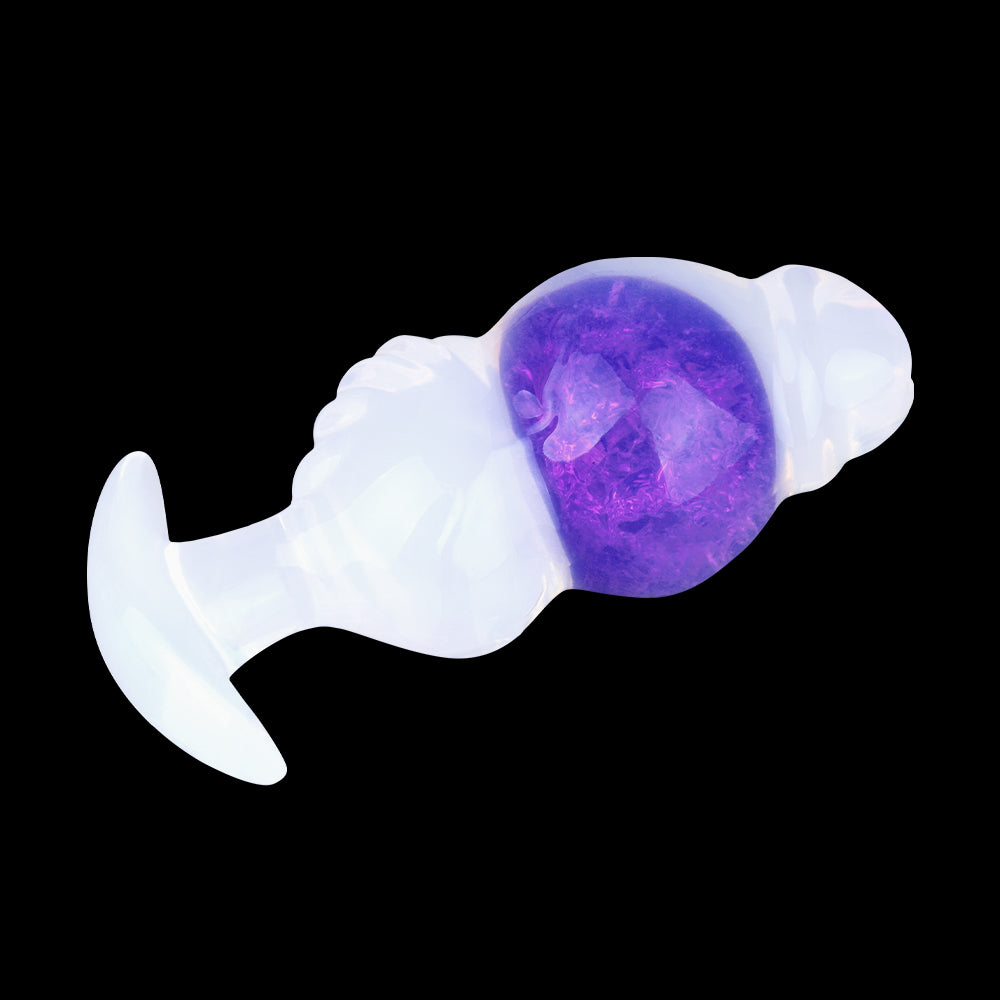 Crystal Glow Anal Beads Plug – 5.6 Inches
