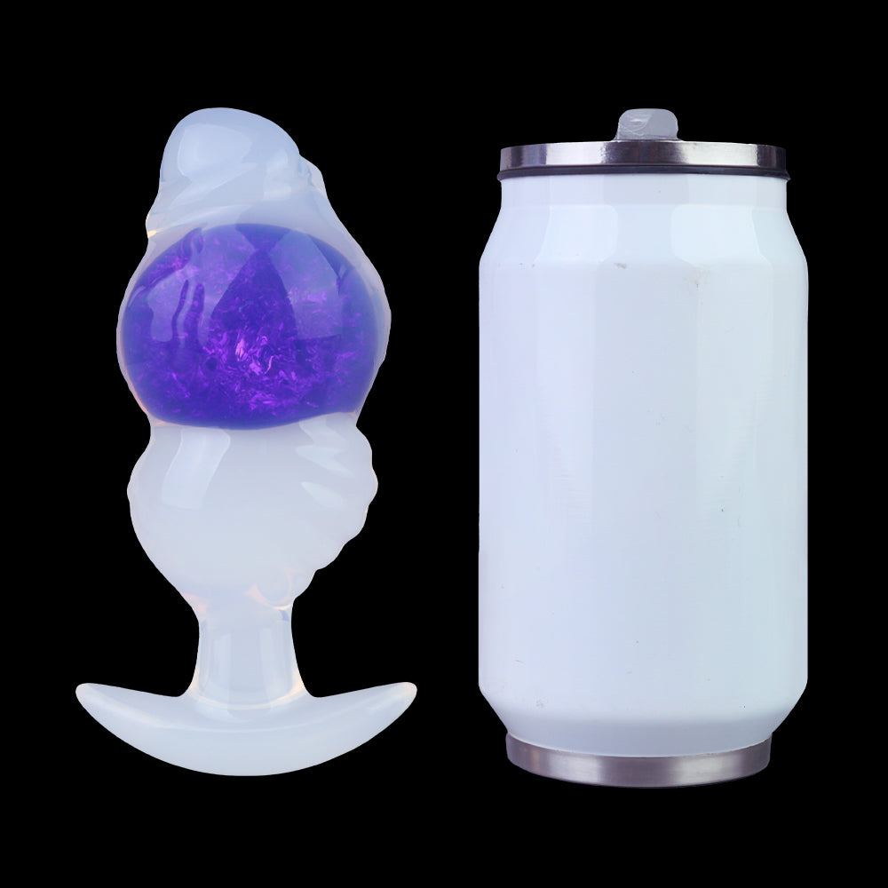 Crystal Glow Anal Beads Plug – 5.6 Inches