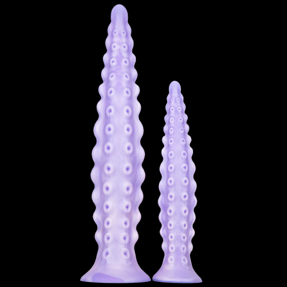Curved Alien Octopus Tentacle Dildo 7.8 Inches