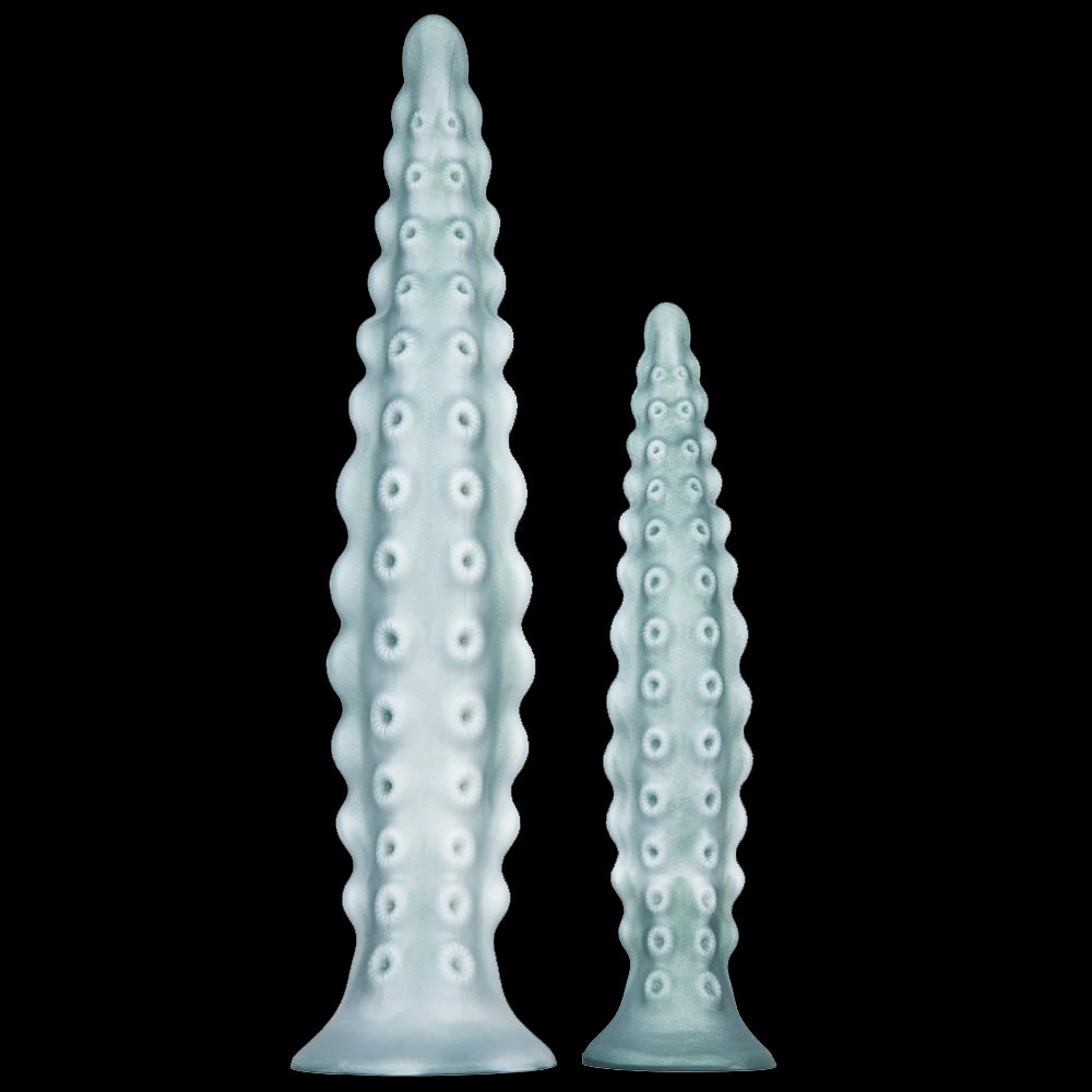 Curved Alien Octopus Tentacle Dildo 7.8 Inches