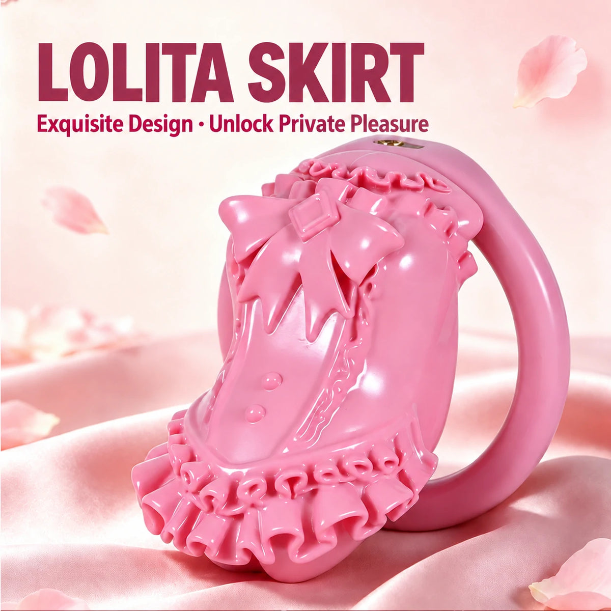 Cute Lolita Skirt Chastity Cage