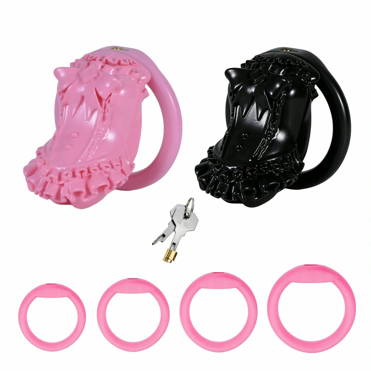 Cute Lolita Skirt Chastity Cage