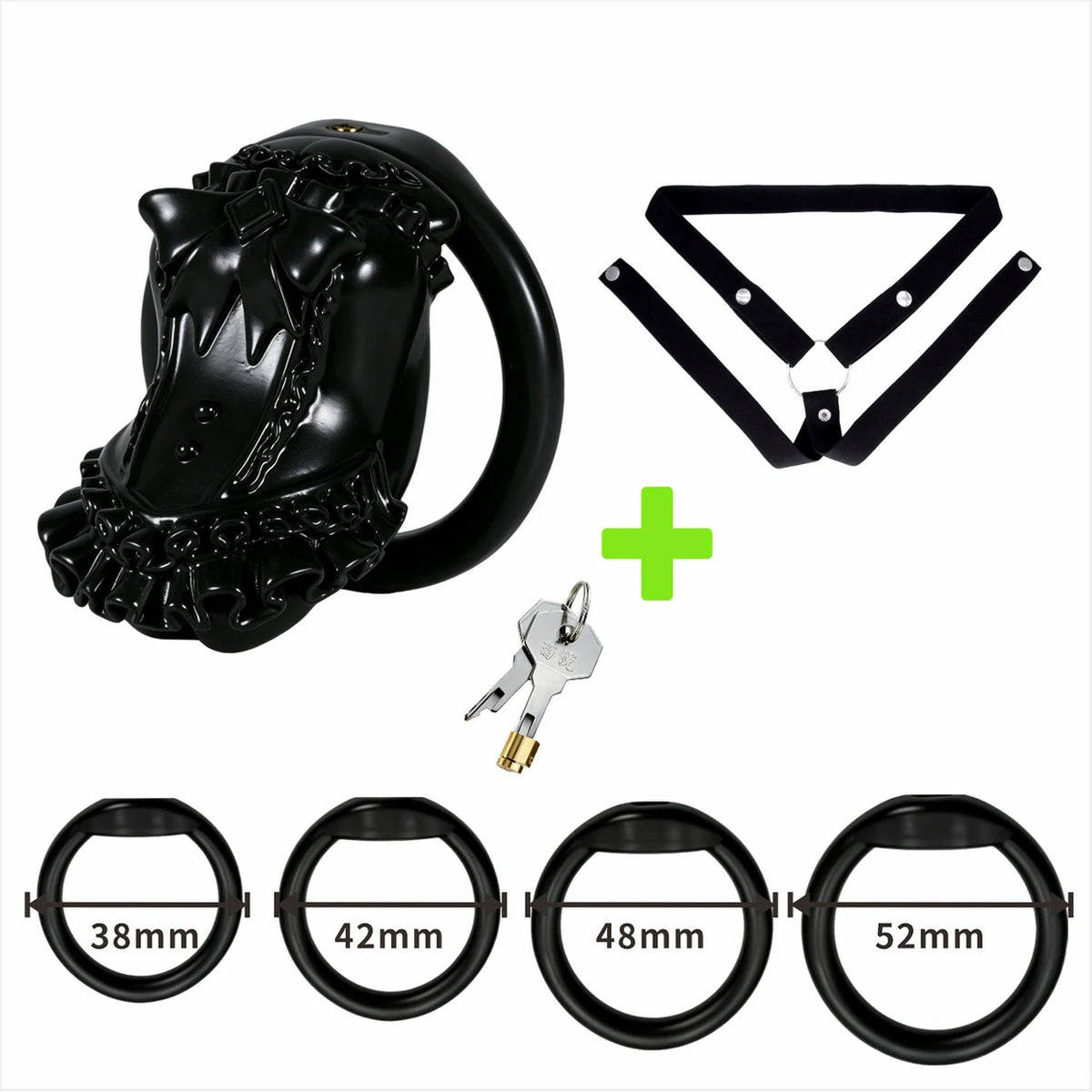 Cute Lolita Skirt Chastity Cage