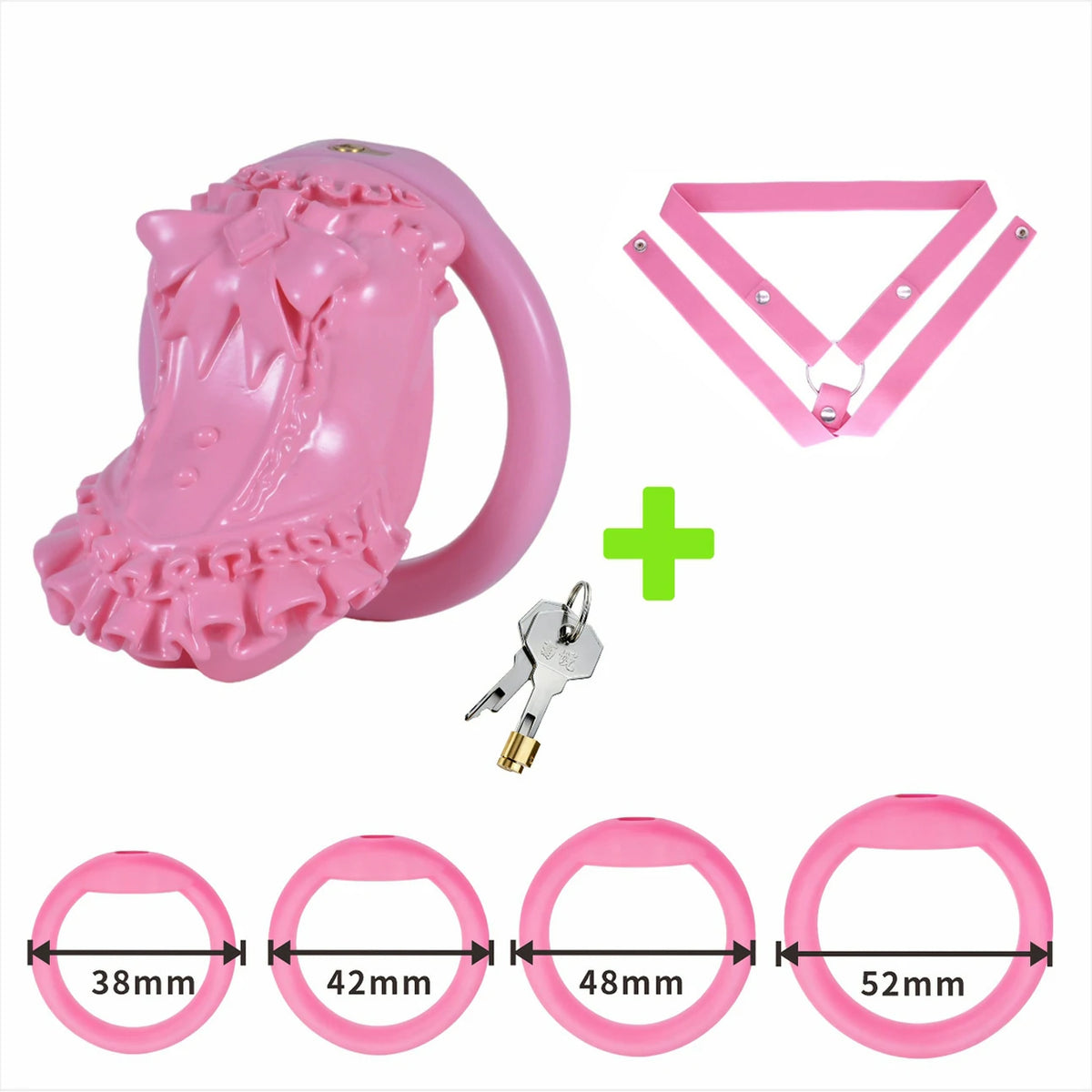 Cute Lolita Skirt Chastity Cage