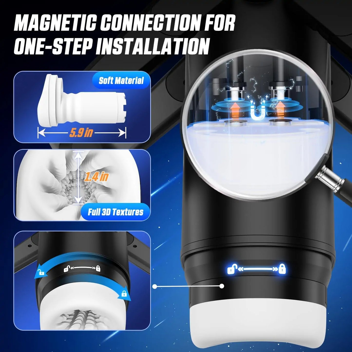 Cyberskin The Wing – Thrusting Automatic Masturbator