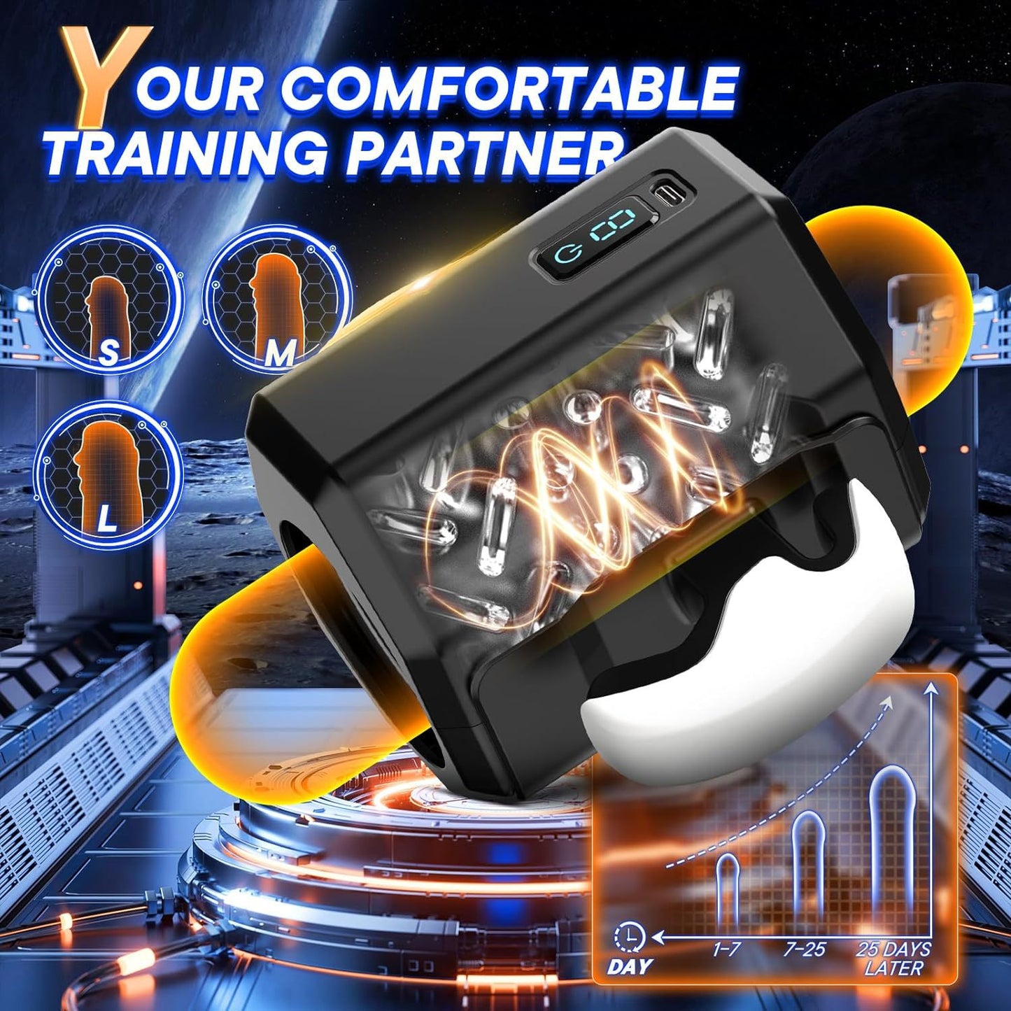 CycloneGrip Rotating Automatic Male Masturbator