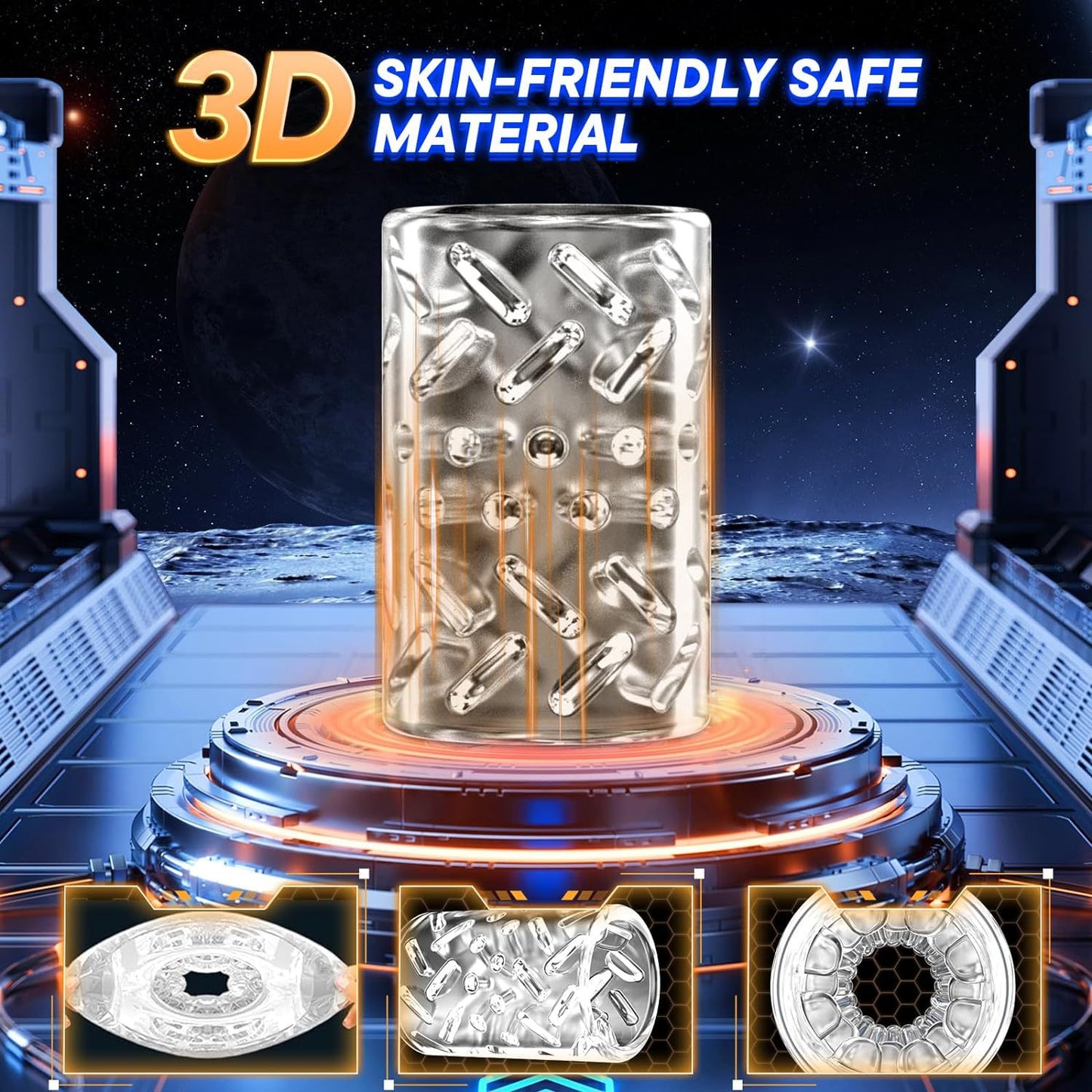 CycloneGrip Rotating Automatic Male Masturbator