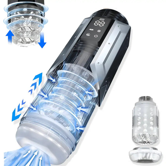 D11B - Suction & Stretch Vibration Masturbator