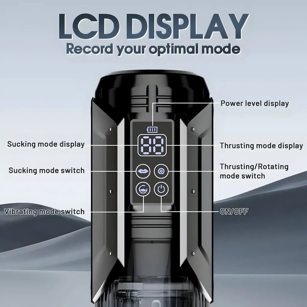 D11B - Suction & Stretch Vibration Masturbator