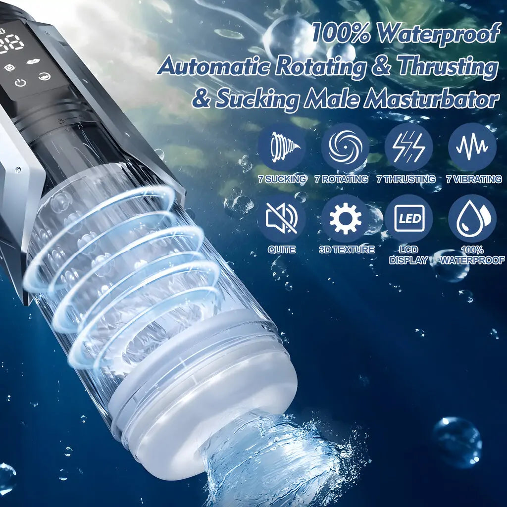 D11B - Suction & Stretch Vibration Masturbator