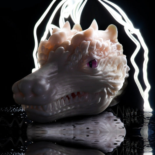 White Dragon Fantasy Torso Sex Doll – Male Blowjob Silicone Pocket Pussy for Interspecies Play