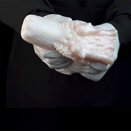 White Dragon Fantasy Torso Sex Doll – Male Blowjob Silicone Pocket Pussy for Interspecies Play