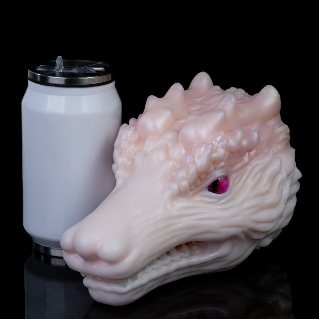 White Dragon Fantasy Torso Sex Doll – Male Blowjob Silicone Pocket Pussy for Interspecies Play