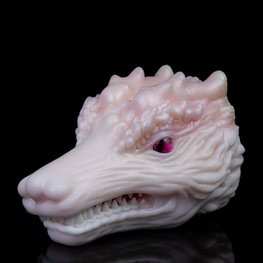 White Dragon Fantasy Torso Sex Doll – Male Blowjob Silicone Pocket Pussy for Interspecies Play