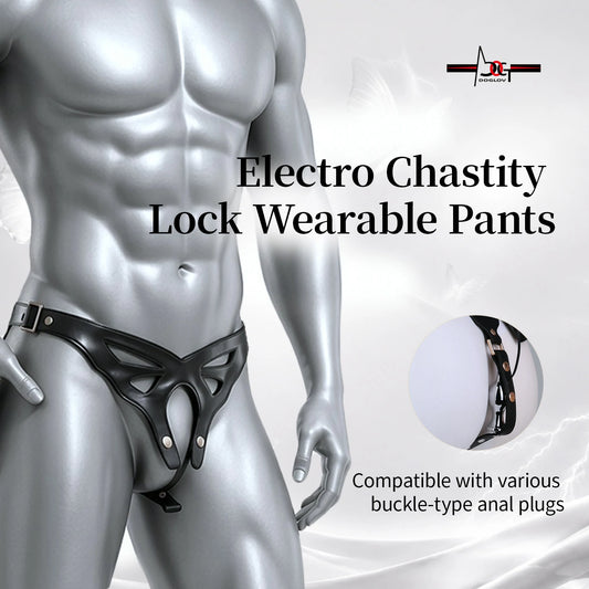 Phantom Butterfly Electro Prison - Full Electro Chastity Belt Set