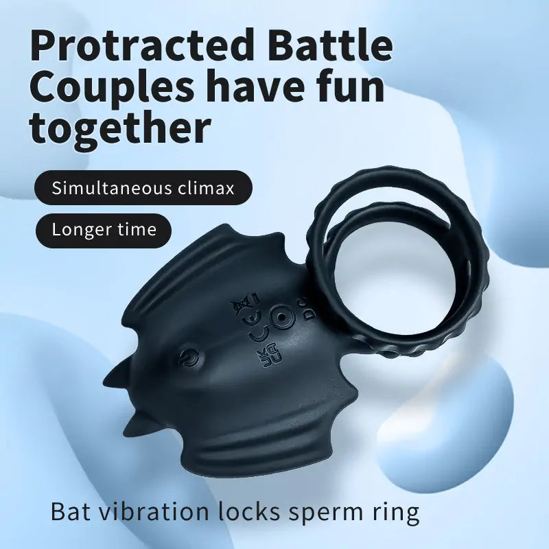 Dark Knight Cock Ring with Remote
