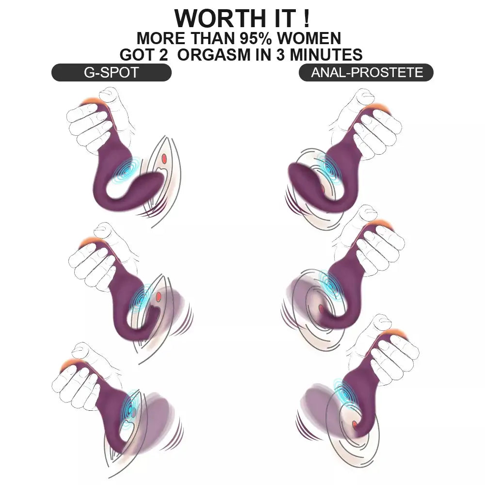 Deep Dual Stimulation G-Spot Vibrator