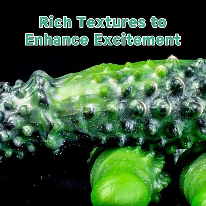 Devil Spiked Dildo with Suction