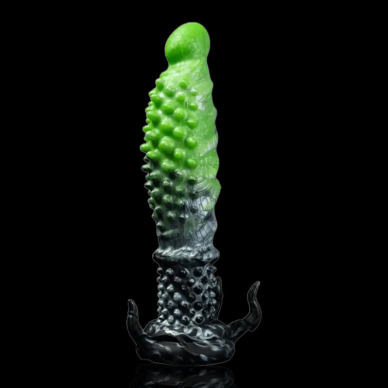 Devil Spiked Dildo with Suction
