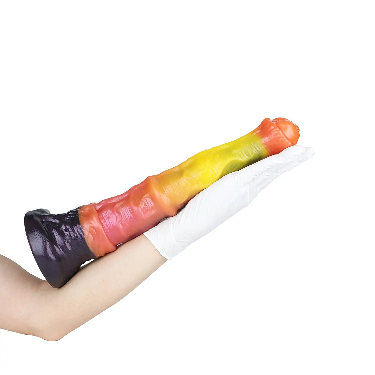 Double-layer Silicone Giant Horse Dildo 17 Inches