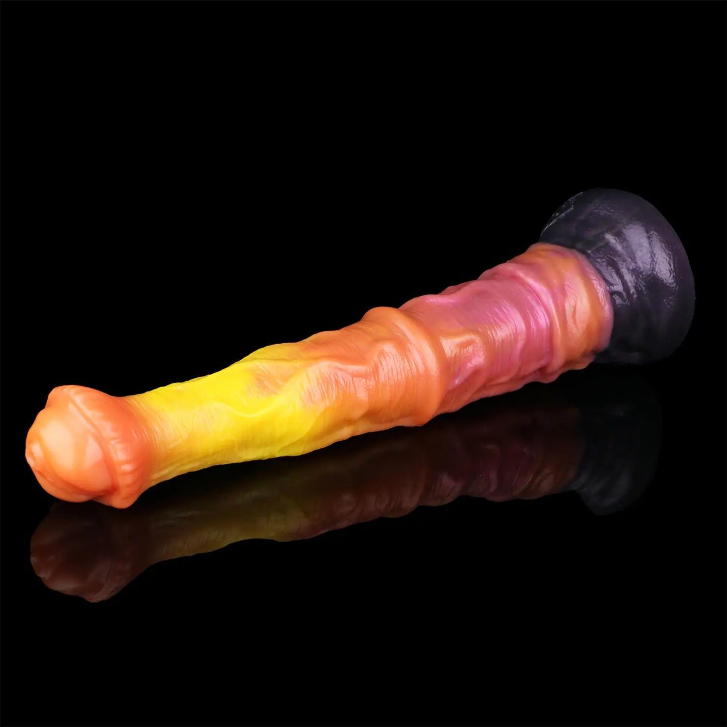 Double-layer Silicone Giant Horse Dildo 17 Inches
