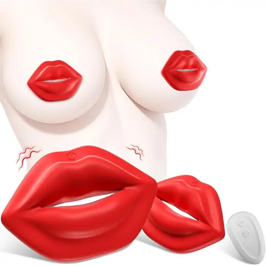 Double-lip Vibrating Hidden Nipple Clamp with App