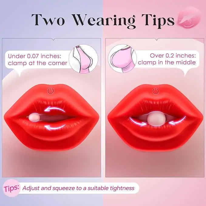 Double-lip Vibrating Hidden Nipple Clamp with App