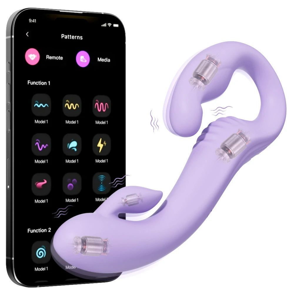 Double Delight Hook – Dual-Ended Multi-Stimulation Vibrator