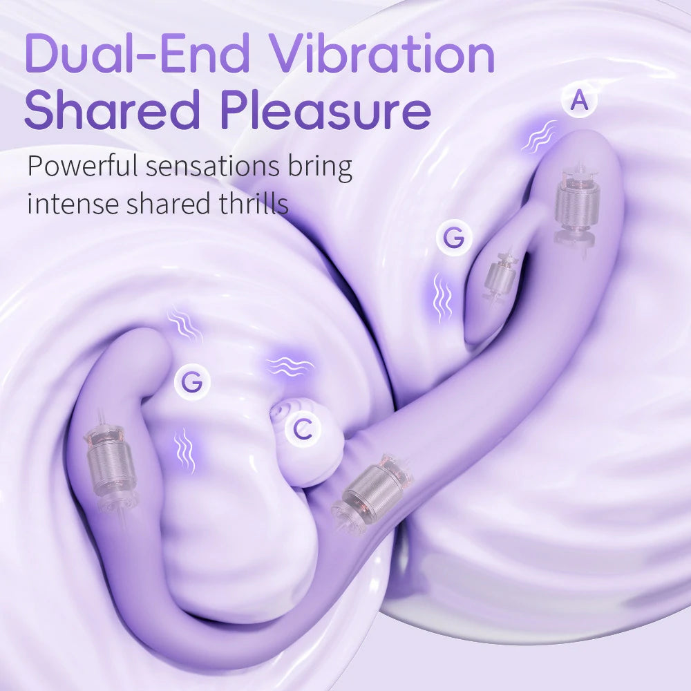 Double Delight Hook – Dual-Ended Multi-Stimulation Vibrator