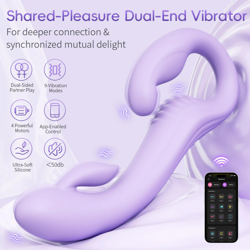 Double Delight Hook – Dual-Ended Multi-Stimulation Vibrator