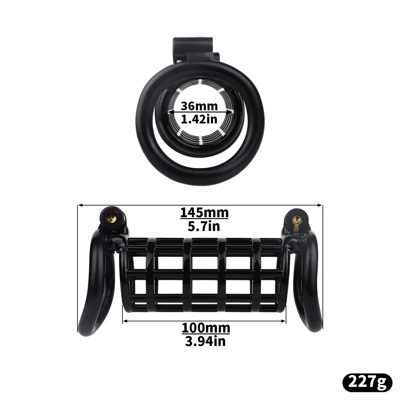 Double End Chastity Cage Bondage Device