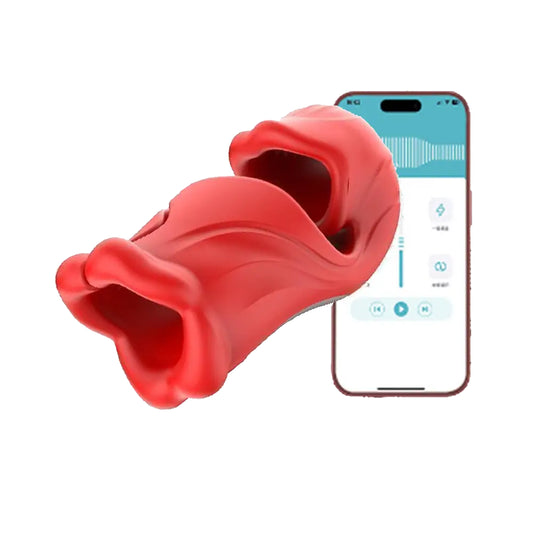 Double Lips  Penis Massager - App Controlled