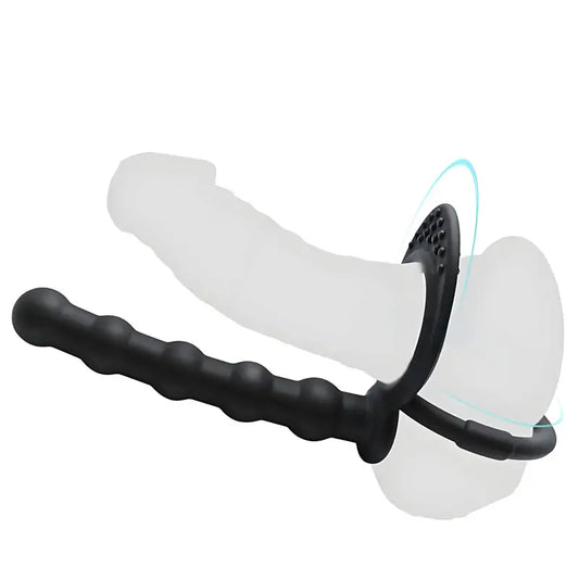 Double Penetration Beaded Dildo