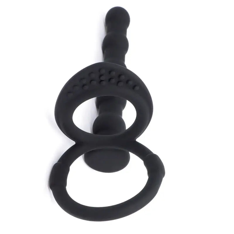 Double Penetration Beaded Dildo