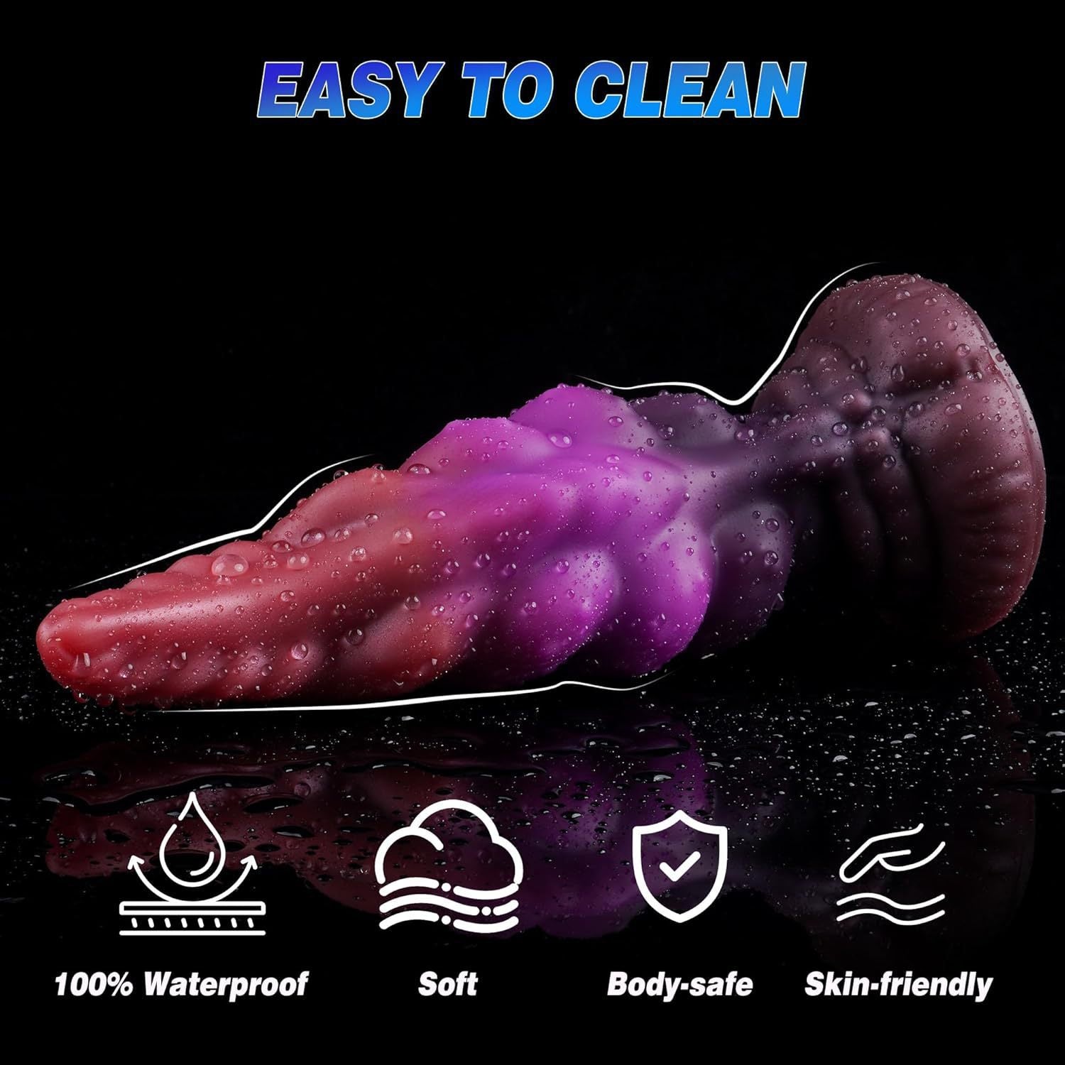 Dragon Alien Dildo Galaxy Color 8 Inches