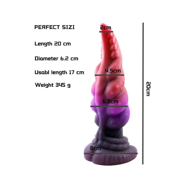 Dragon Alien Dildo Galaxy Color 8 Inches