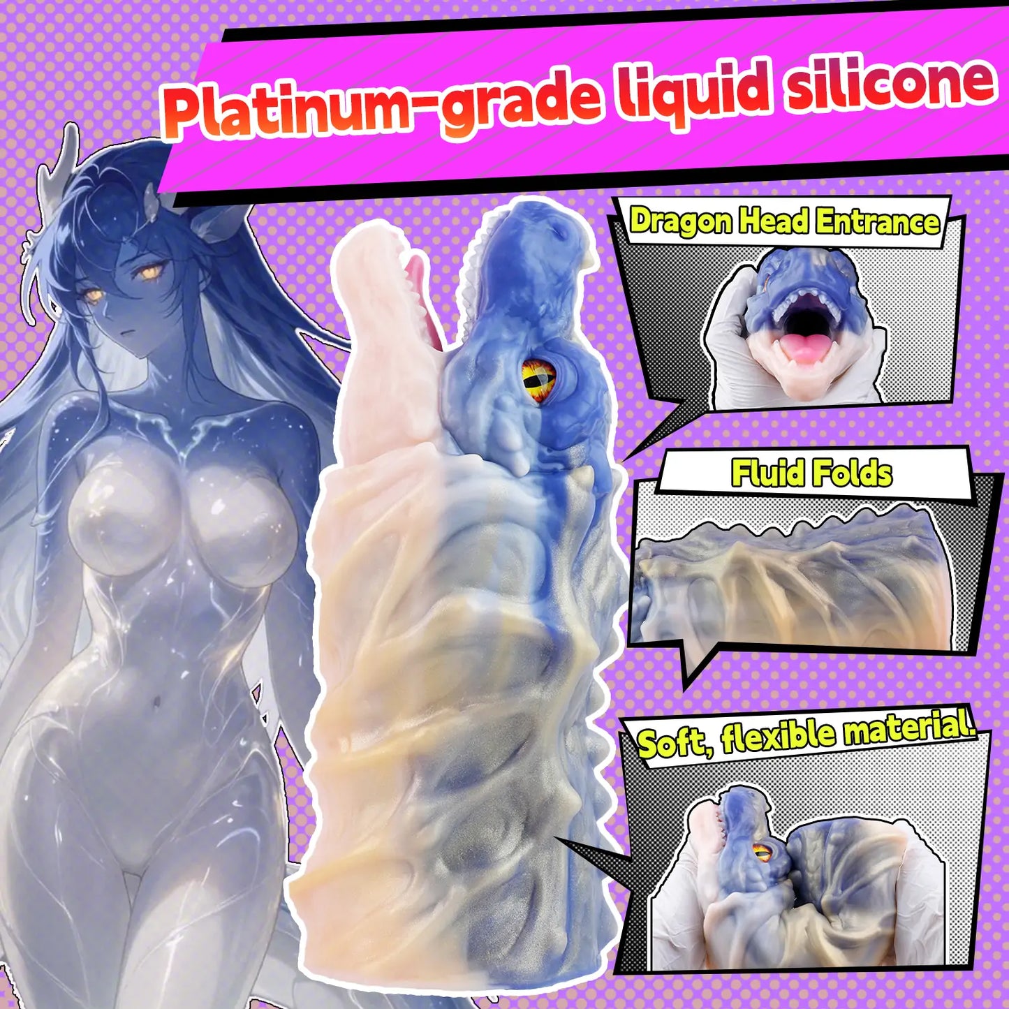 Dragon Head Suction Pump Fantasy Animal Stroker