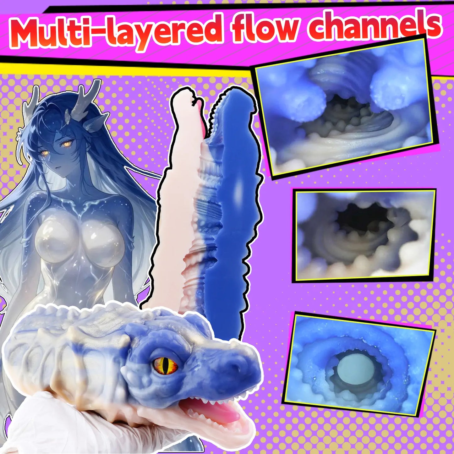 Dragon Head Suction Pump Fantasy Animal Stroker