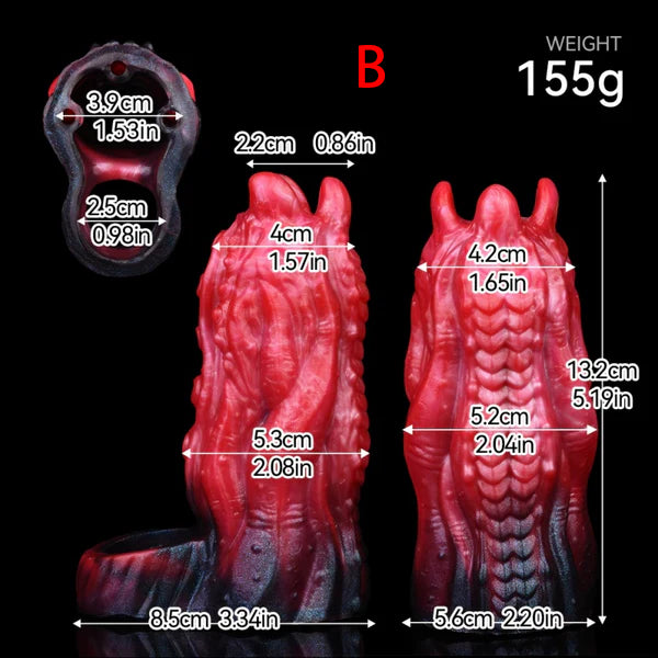 Felbound Sleeve Set – Monster Vibrating Cock Sleeve