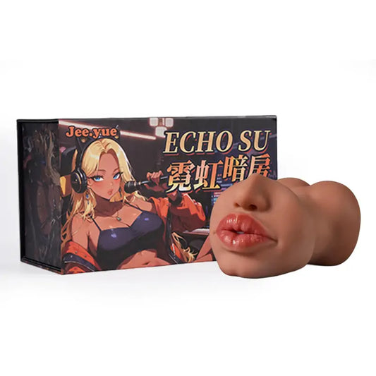 Dual-Channel Blowjob Stroker - Realistic Vaginas