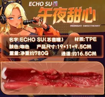 Dual-Channel Blowjob Stroker - Realistic Vaginas