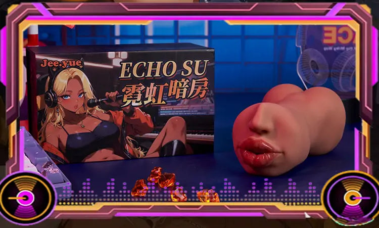 Dual-Channel Blowjob Stroker - Realistic Vaginas